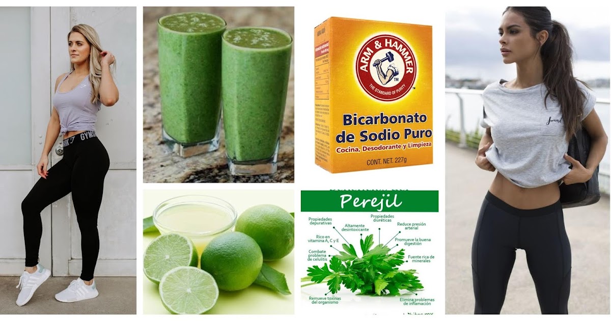 Adelgaza Tomando Licuado De Perejil Con Bicarbonato Y Limón Manoslindas Com