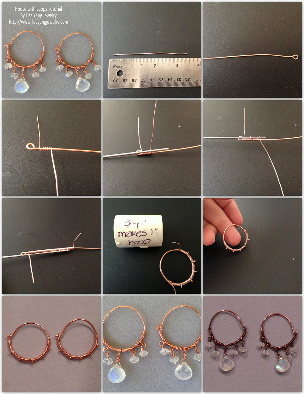 Lisa Yang Jewelry Free Tutorial Hoops with Loops Earring Finding