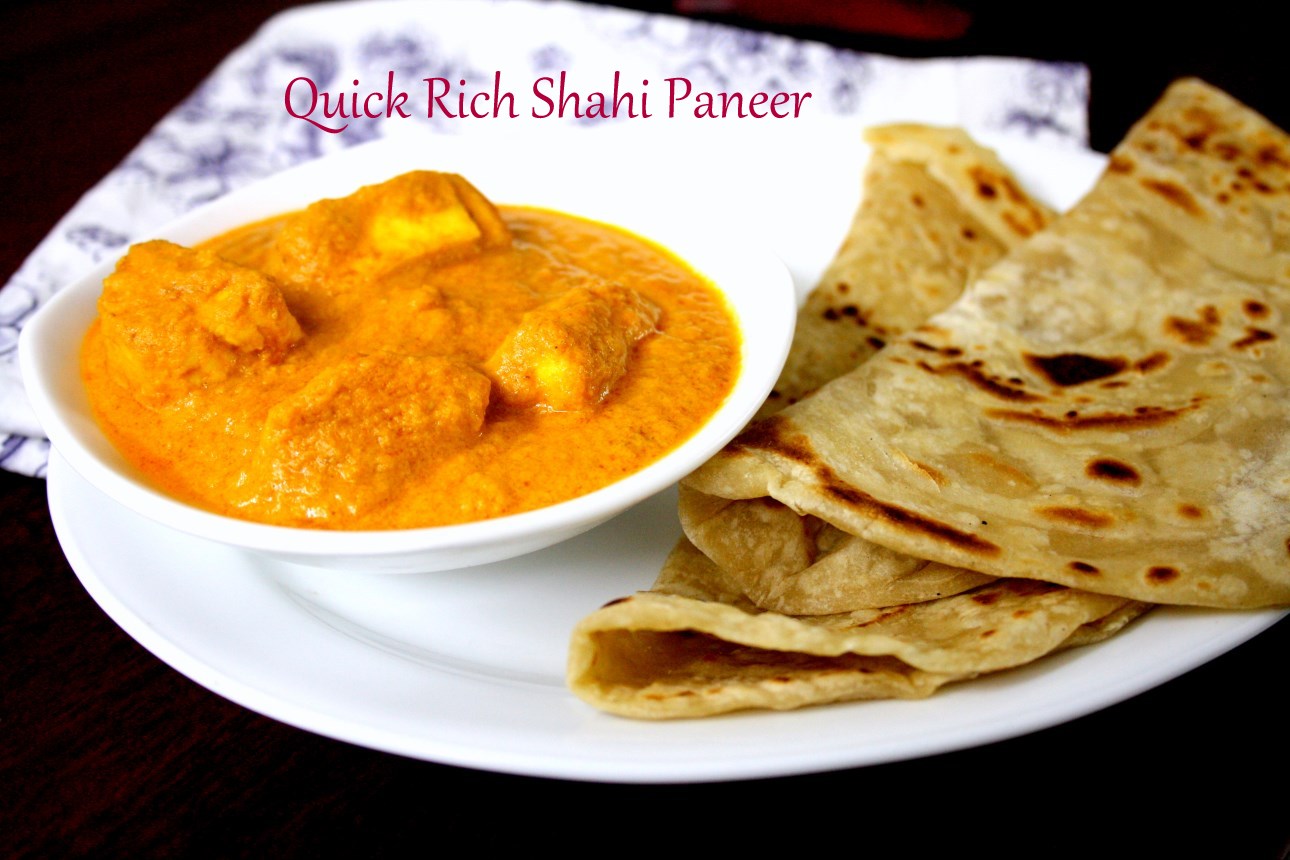 Quick Shahi Paneer Recipe Instant Rich Gravy with Indian Cottage Cheese
