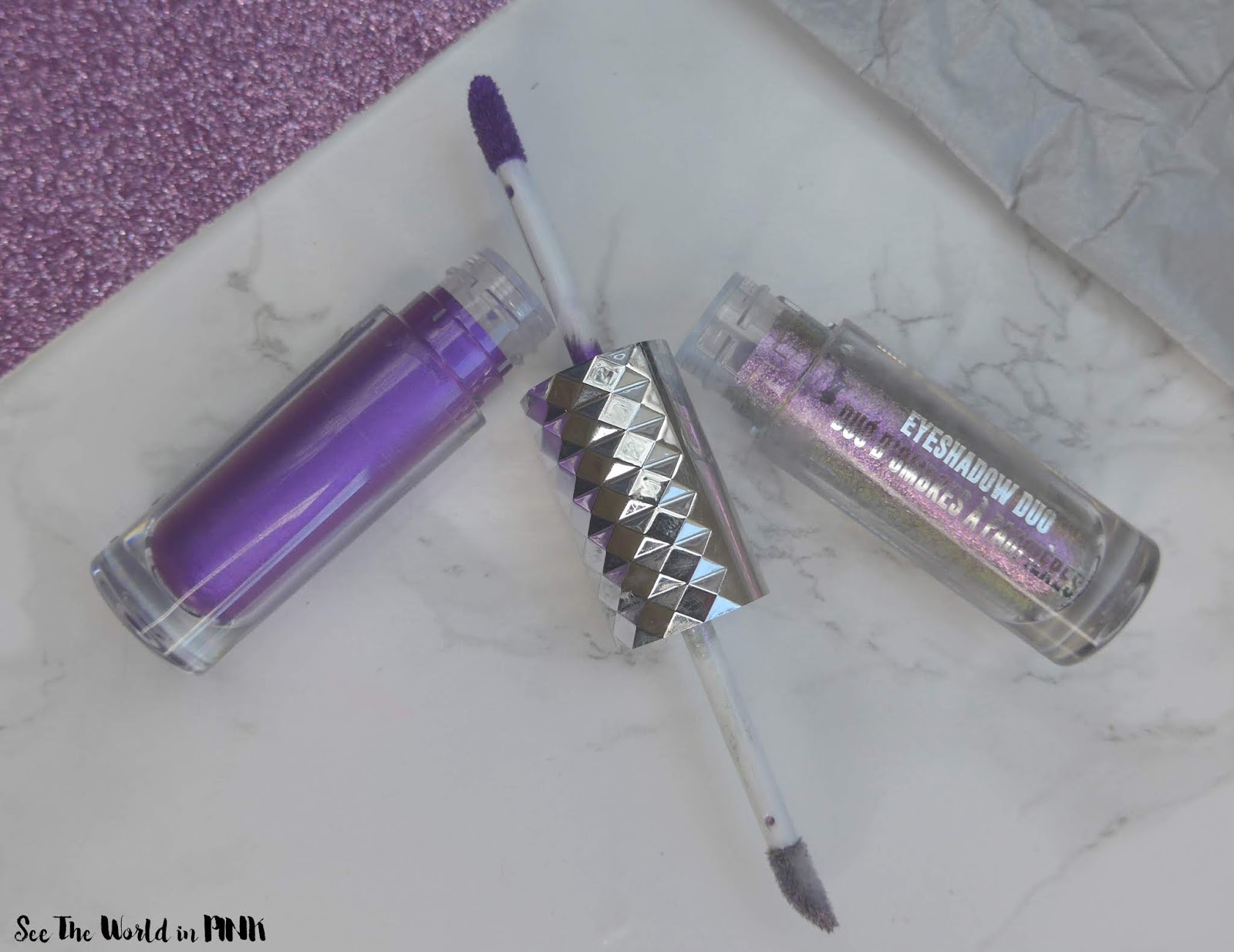 Hard Candy Glitteratzi Glitter & Chrome Eyeshadow Duo in Viva La