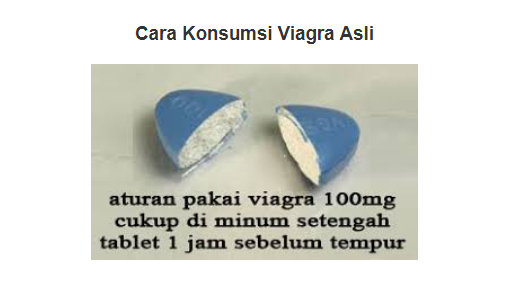 Cara Konsumsi Viagra Asli