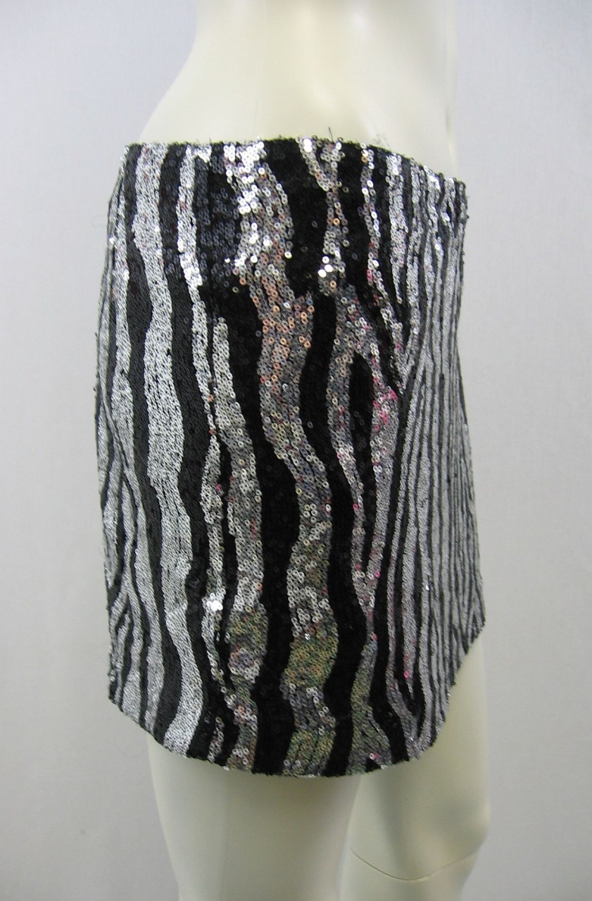 Libelle Sterling DAVID BITTON SEQUIN ZEBRA SKIRT 25