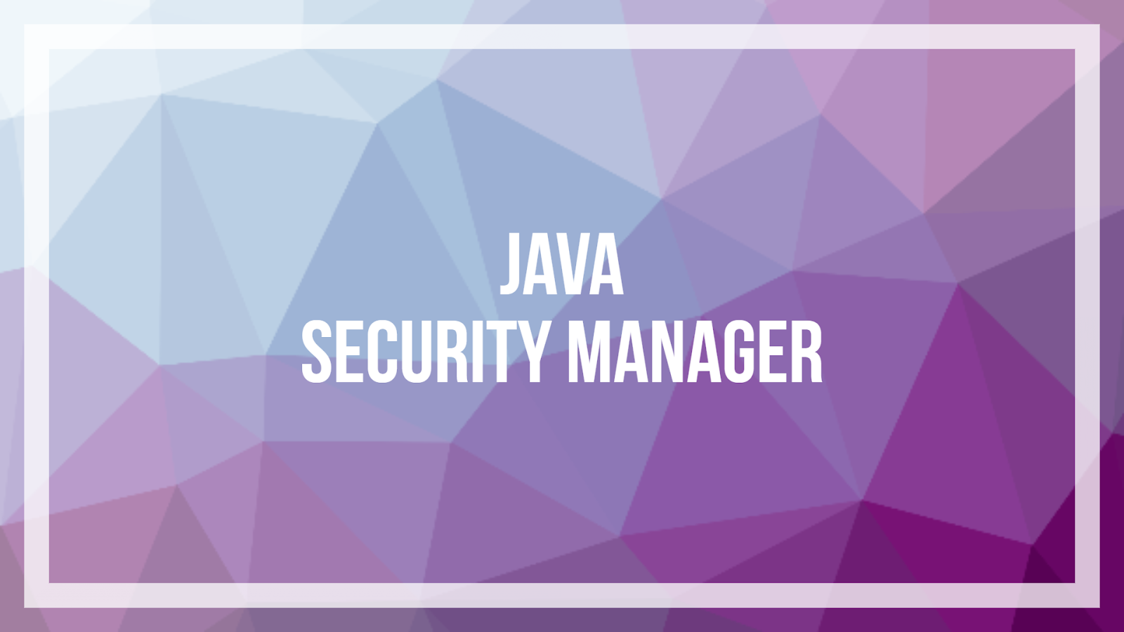 Java Security Manager