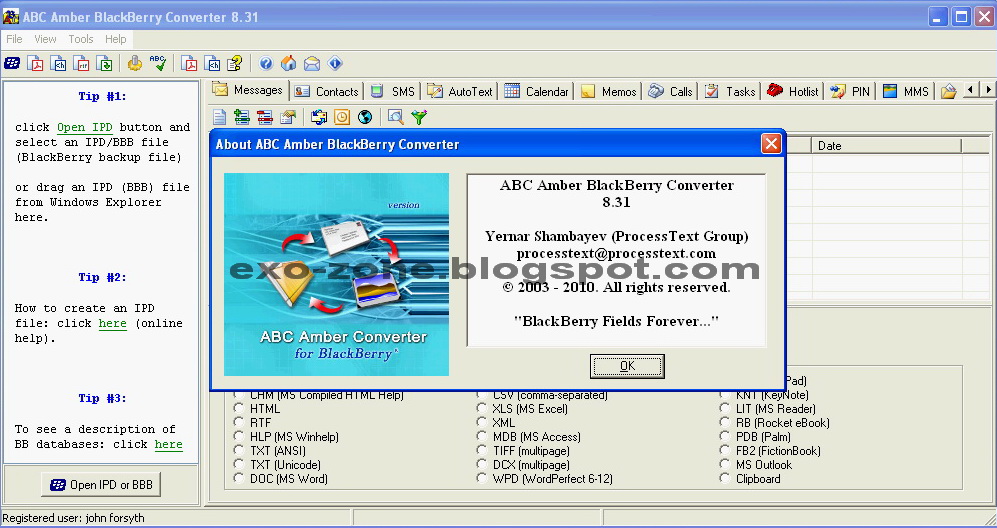 Download ABC Amber BlackBerry Converter for free abc amber blackberry converter full