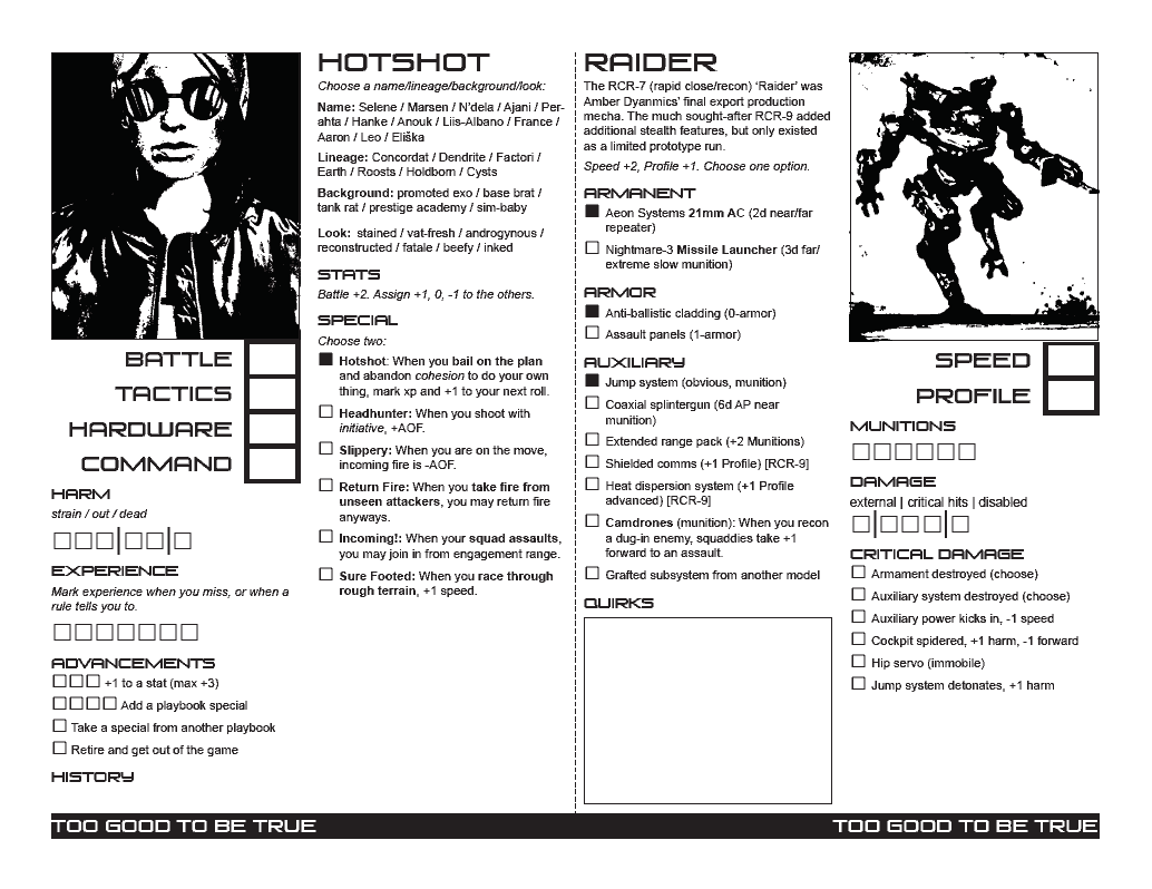 Trilemma Adventures 2GTBT 0.10 Mecha RPG