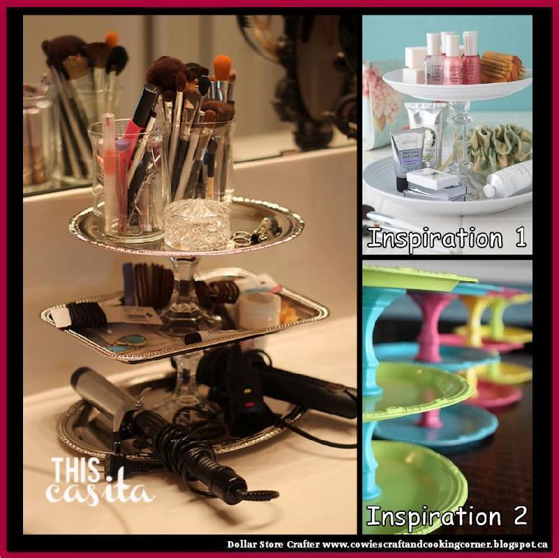 Dollar Store Crafter Turn Dollar Store Items Into 3 Tiered Stands