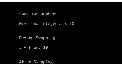 Free Programming Source Codes and Computer Programming Tutorials: Swap ...