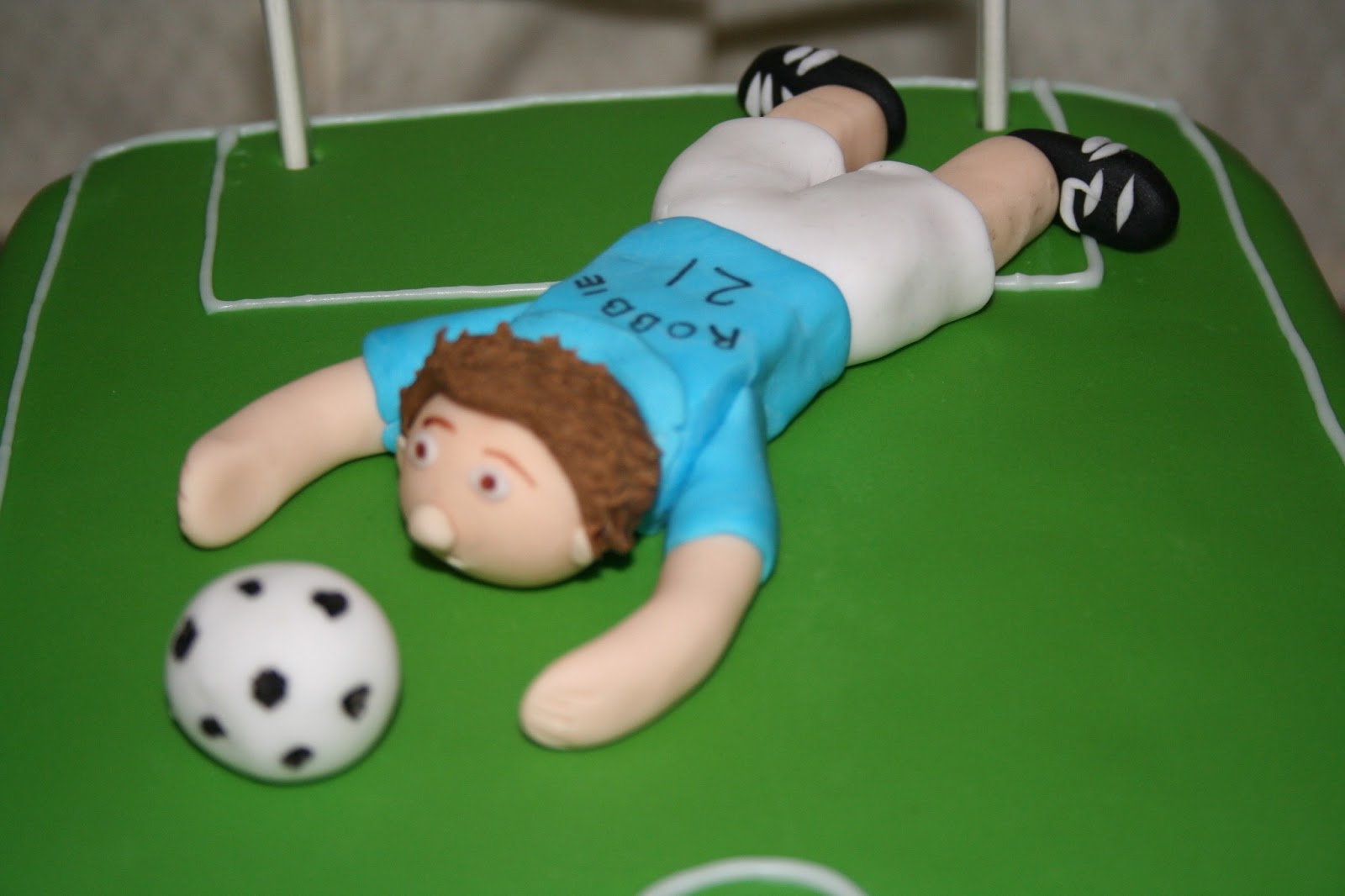 Chintzy Cakes Goal Keeper Football Cake