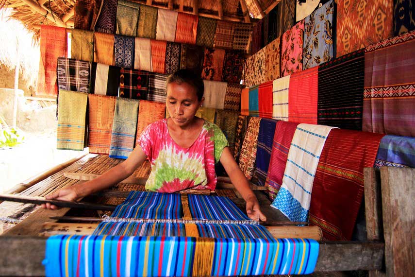 Kain Sesek, Kain Tradisional Khas Lombok NTB Cinta Indonesia