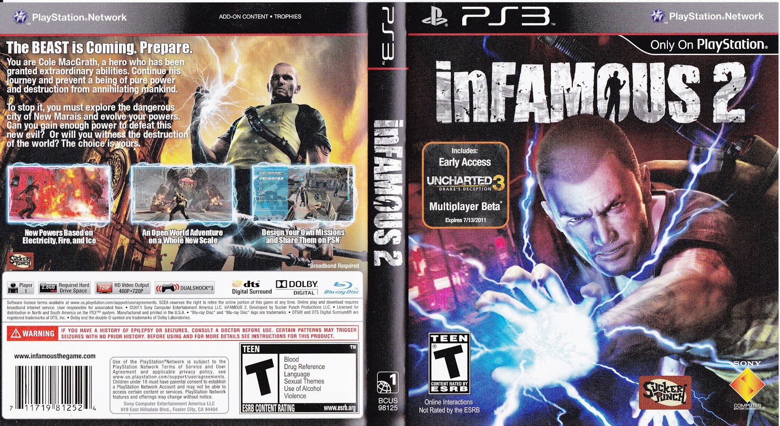 infamous ™ 2 download free
