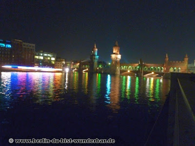 fetival of lights, berlin, illumination, 2012, oberbaumbrücke