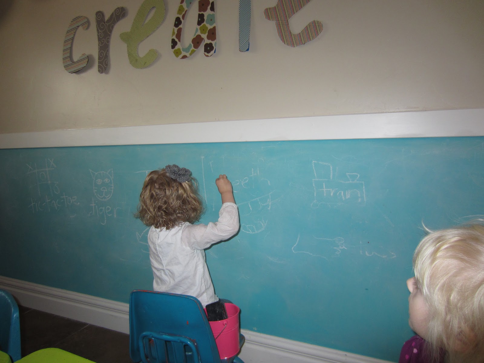 abc discovery preschool chalkboard fun