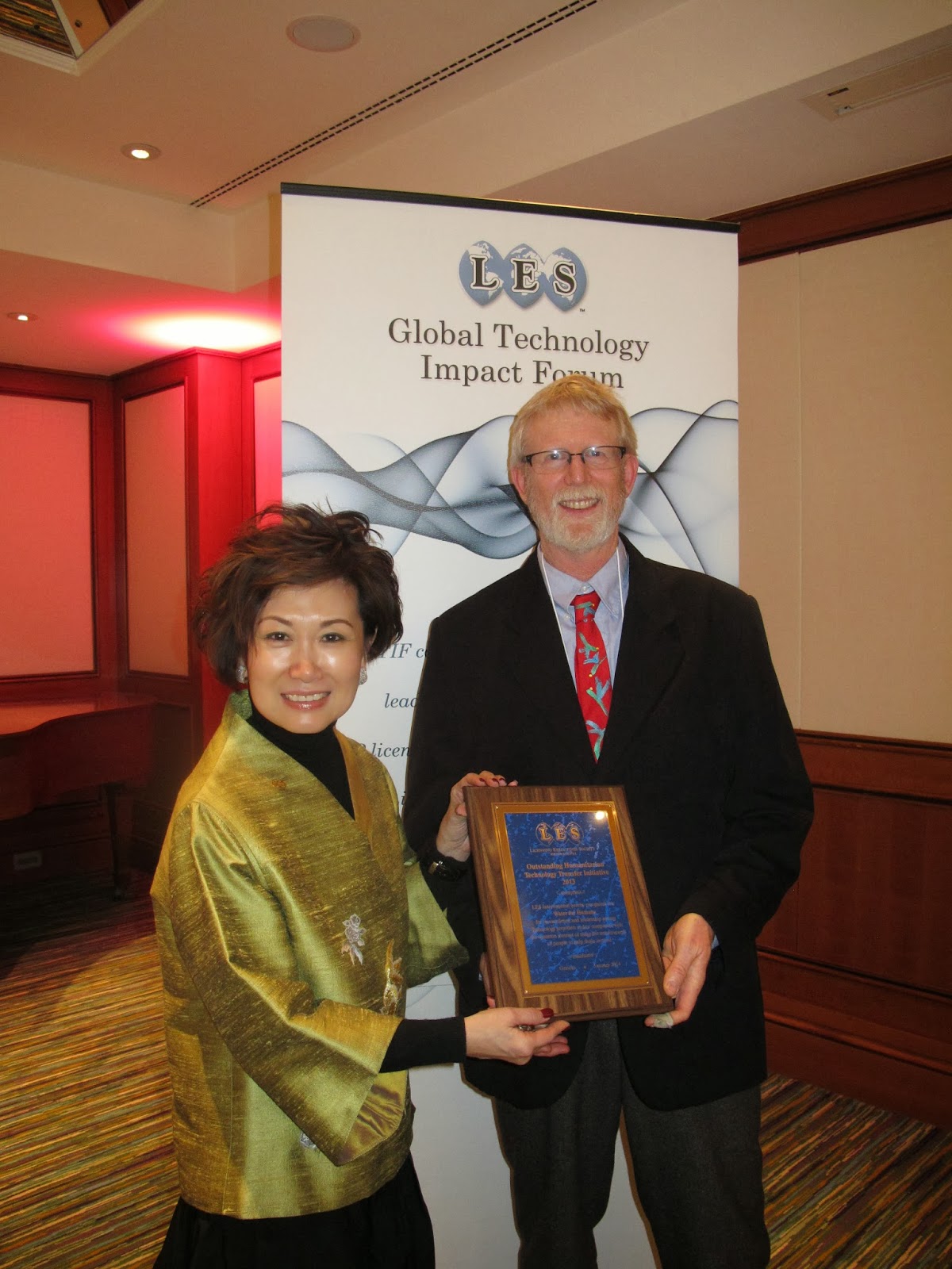Award for our Clean Cookstove Program at the GTIF conference in Geneva