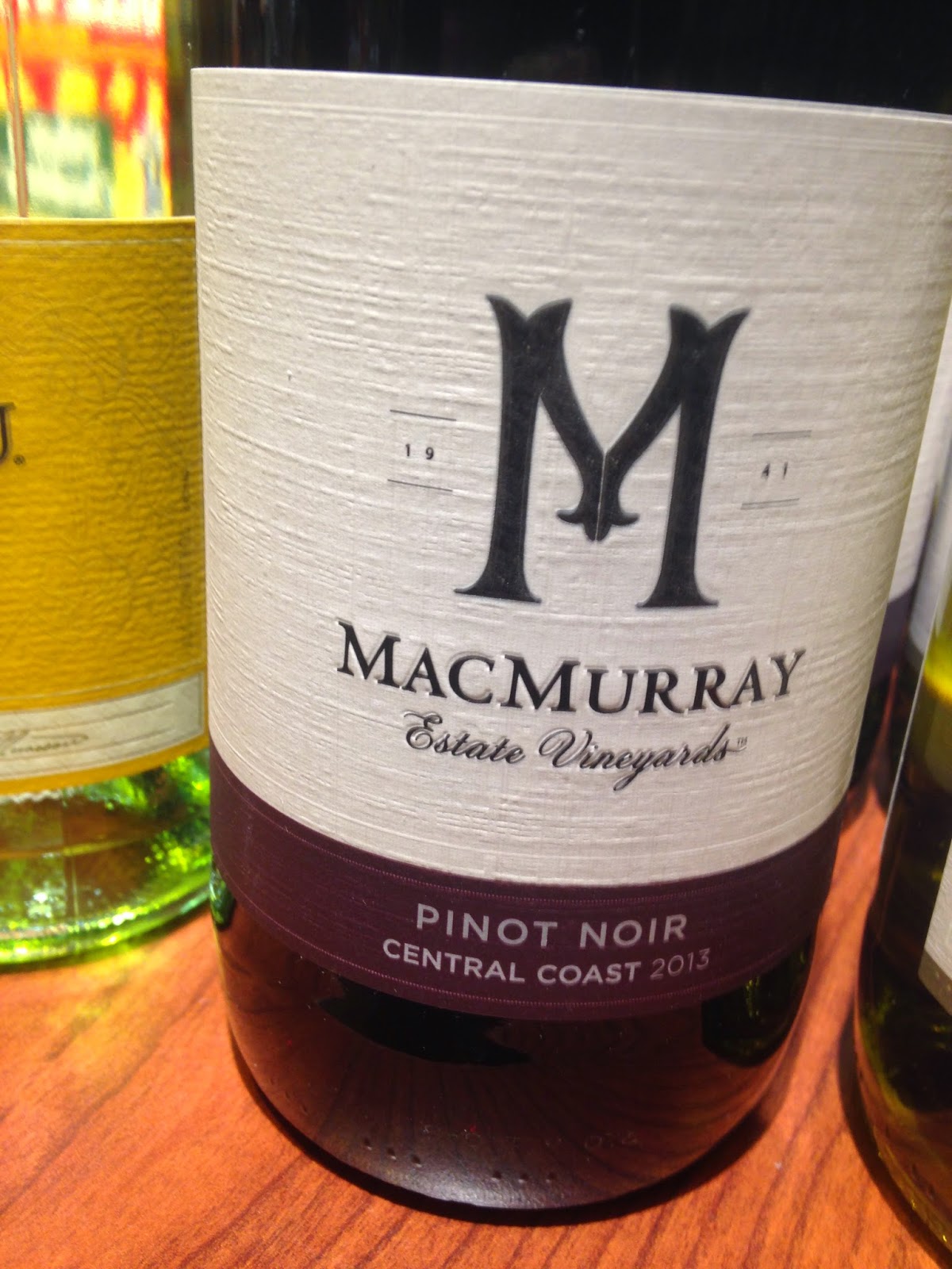 Wine Blog: Wine Tasting- MacMurray Pinot Noir