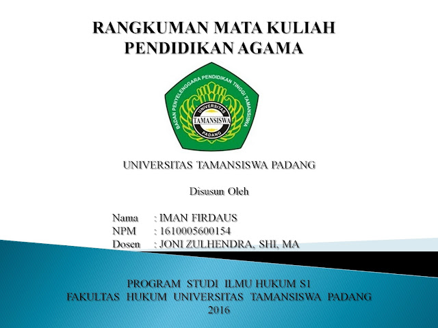 Makalah Tentang Islam Dan Ilmu Pengetahuan Iman Putra Arta
