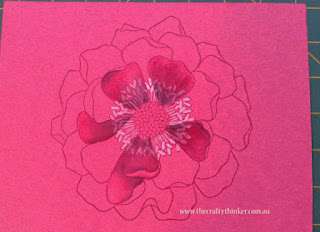 SU, Blended Bloom, Watercolouring, monochromatic watercolour, monochrome