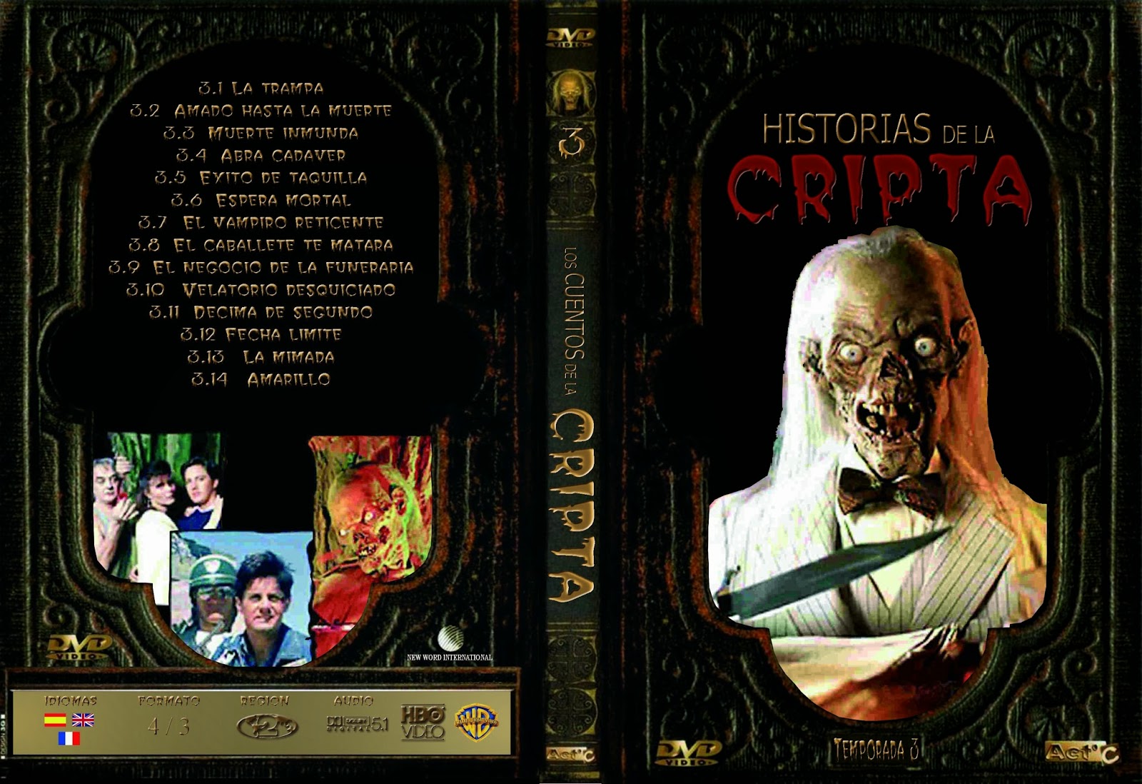 ESTRENOS EN BLU RAY CUENTOS DE LA CRIPTA TERCERA TEMPORADA ESTRENOS EN BLU RAY CUENTOS DE LA CRIPTA TERCERA TEMPORADA