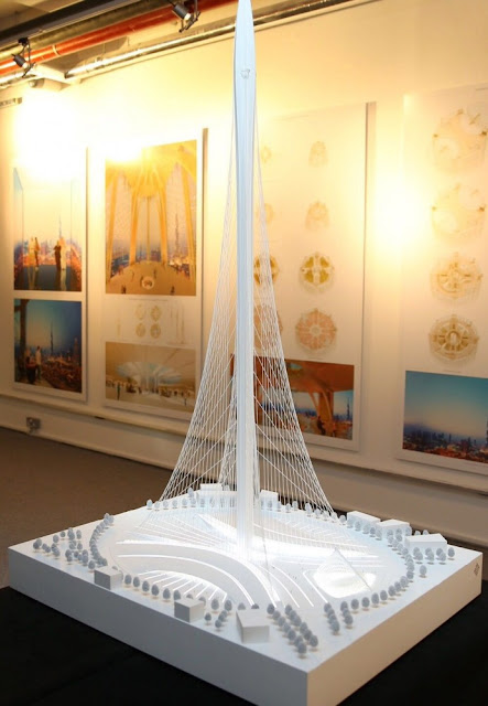 Torre Dubai Creek maqueta