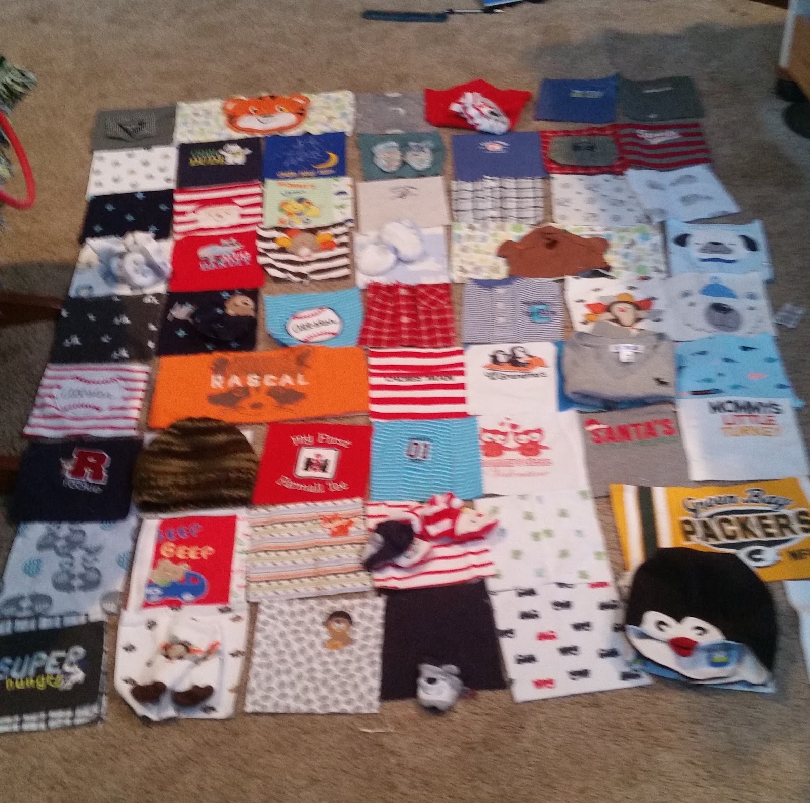 Jo's Craft Journey Quilt from Baby Clothes