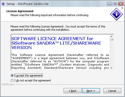 TENTANG SISOFTWARE SANDRA LITE