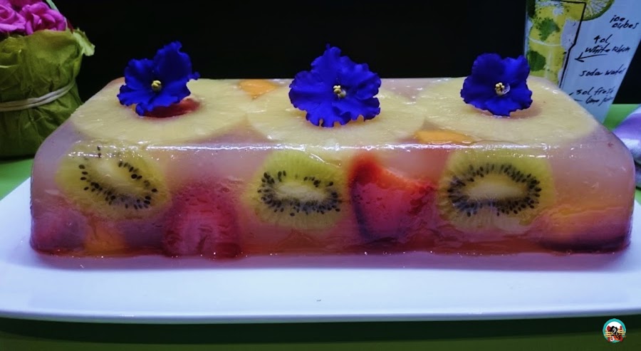 Pastel de gelatina con frutas | Cocina