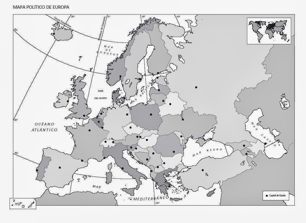 FP BASICA - ÓRGIVA : EUROPA: países y capitales
