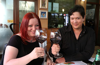 Toasting a superb holiday Toasting a superb holiday