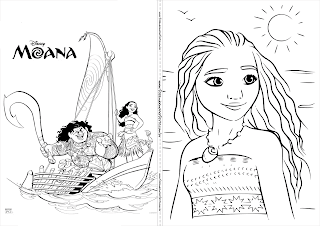 Moana: Libro para Colorear para Imprimir Gratis. Moana: Libro para Colorear para Imprimir Gratis.