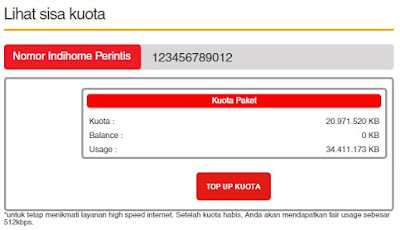 Cara Gampang Cek Kuota FUP Indihome Cara Gampang Cek Kuota FUP Indihome