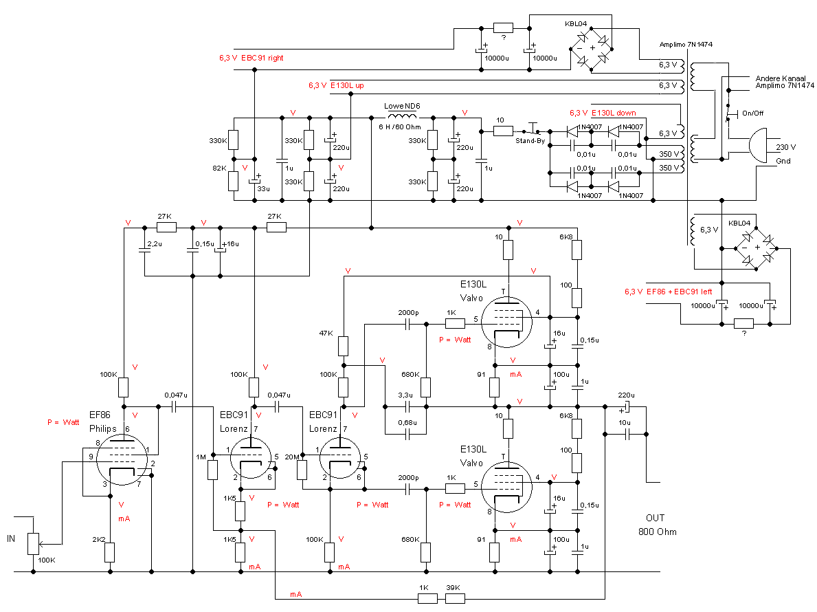 OTL800: EL36 Philips = EL360 Mullard