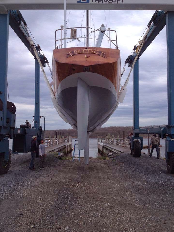 12 Meter Charters Sailing in Newport, RI Boatyard Update Heritage