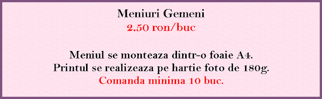 meniuri botez gemeni 