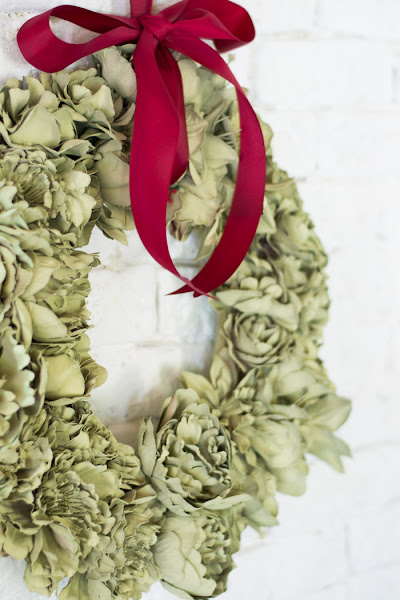 Corona Navidad Flores