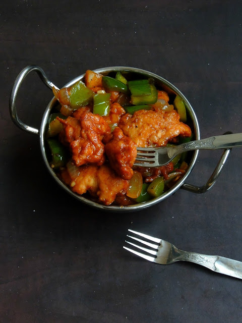 Cauliflower manchurian,Gobi Manchurian