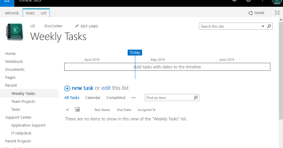 Sharepoint Online How To Change Task List Ui To Modern Experience Sharepoint Diary