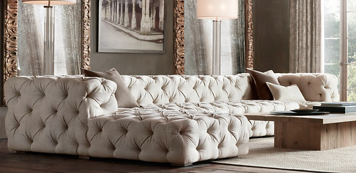 restoration hardware sectional