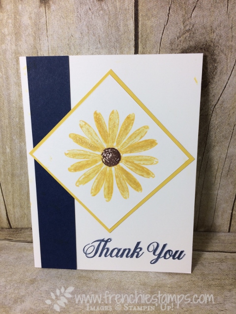 Daisy Delight, Daisy Punch, Stamp on the Go, Frenchiestamps, Stampin'Up!