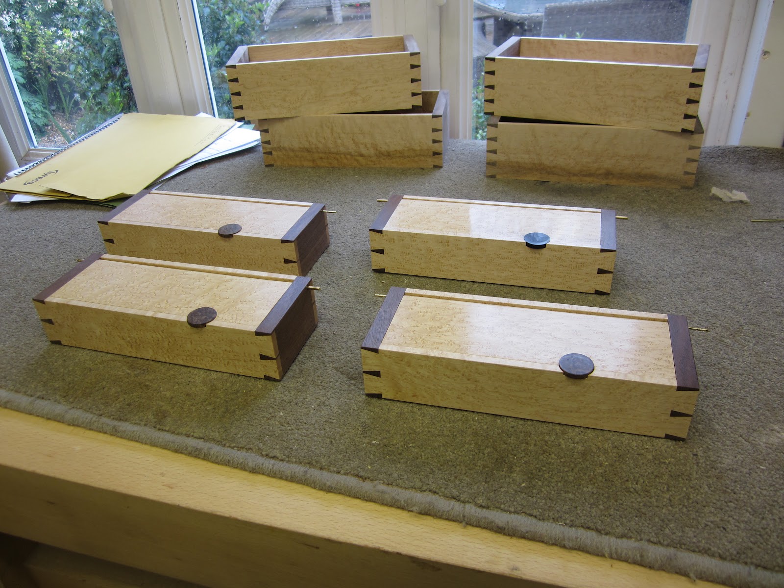David Barron Furniture Dovetail boxes