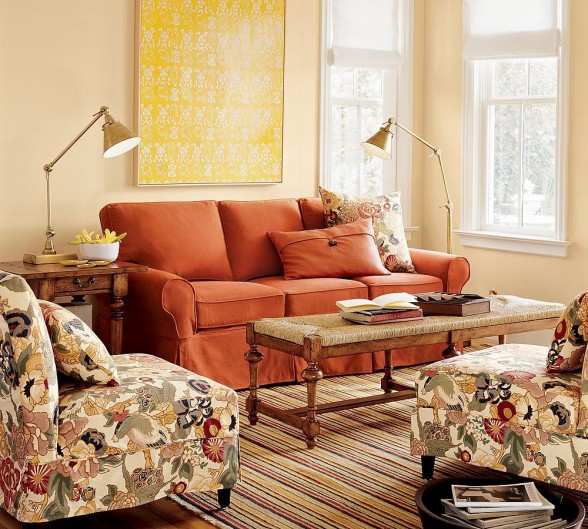 Decoracion de Interiores: Sala de estar con confortables Sofas Modernos