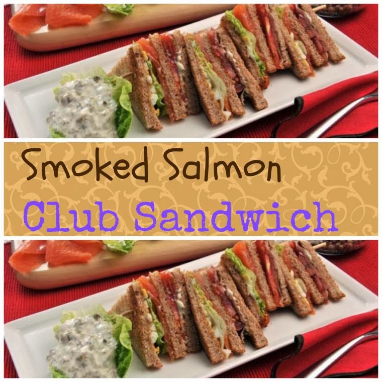 Smoked Salmon Club Sandwich: Afternoon Tea 