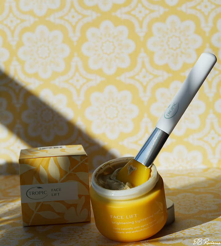 Tropic Skincare Deep Hydration and Face Lift Mask DB Reviews UK Lifestyle Blog