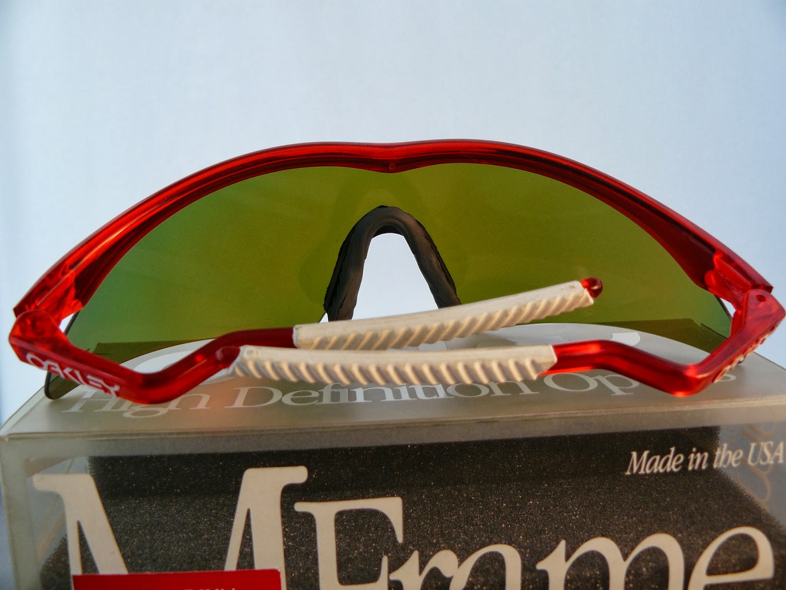 Oakleyforsale Oakley M Frame, Crystal Red, Positive Red Iridium 1st Gen.