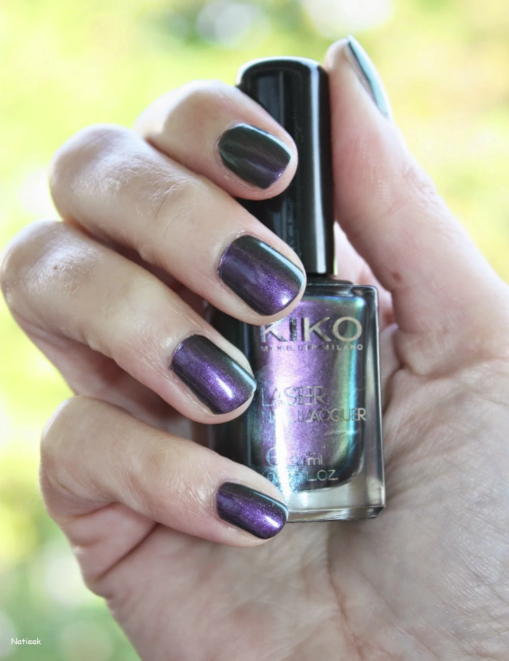 Vernis à ongles Kiko laser 433 "Gothic Purple"