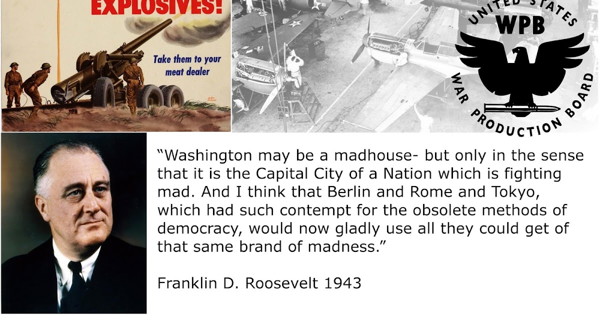 State of the Union History: 1943 Franklin D. Roosevelt - War Production ...