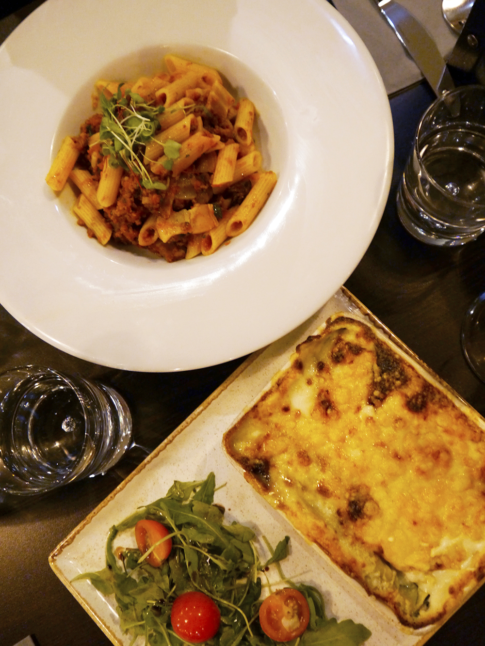 Gluten free pasta at Italian Grill restaurant Dundee Review of Italian Grill restaurant in Dundee for gluten free options