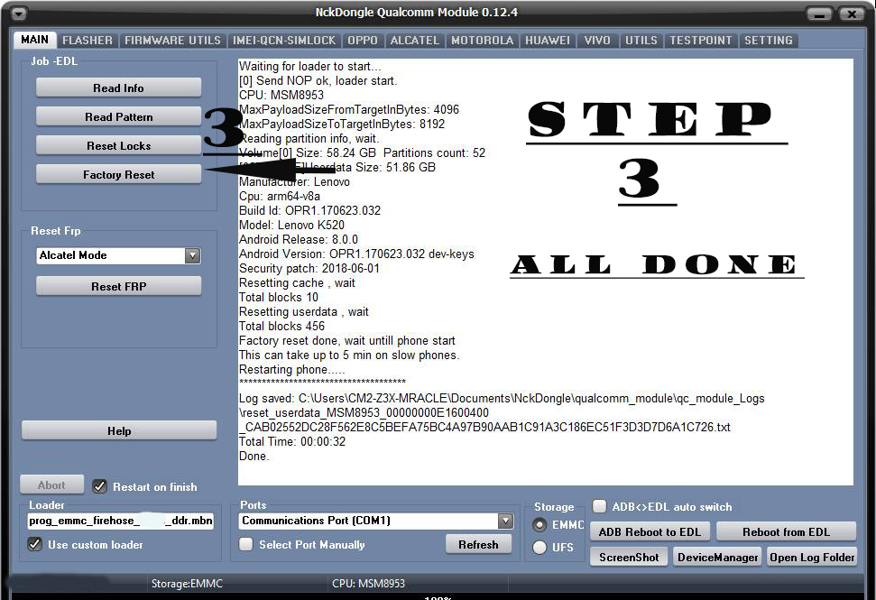 lenovo S5 K520 HAND RESET ANAYA 2024💰 FLASHFILESENABLED