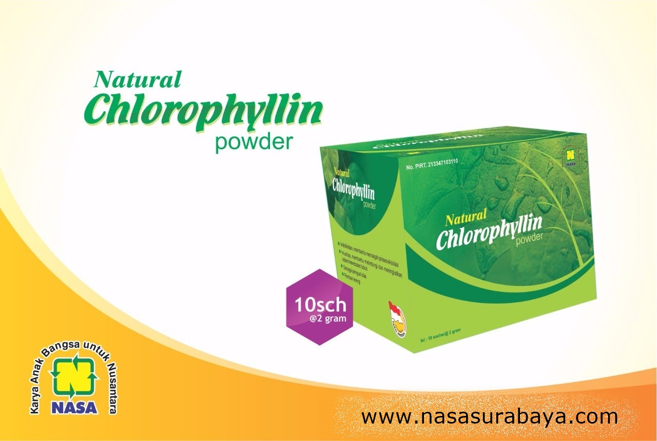 CHLOROPHYLLIN HERBAL UNTUK MENGELUARKAN RACUN DALAM TUBUH