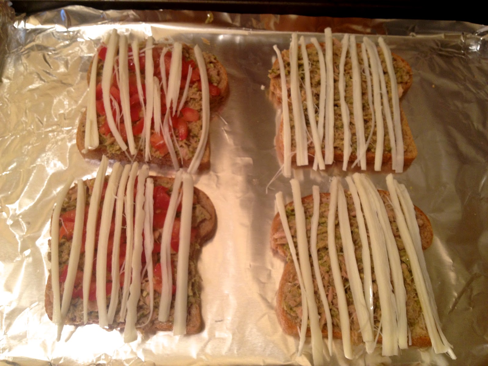 Making Tuna Melts In The Oven