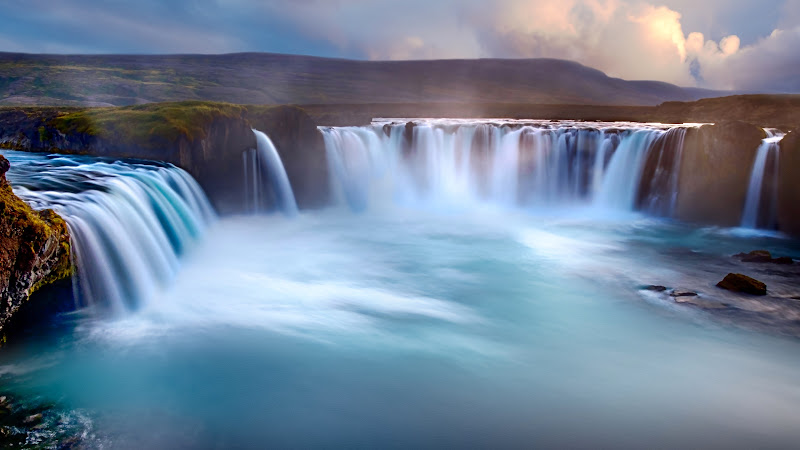 Godafoss Waterfalls in Iceland