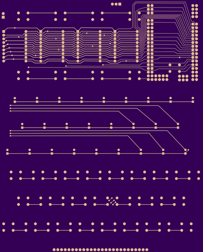 Arduino Enigma Machine Simulator : Enigma Simulator Fully Routed.